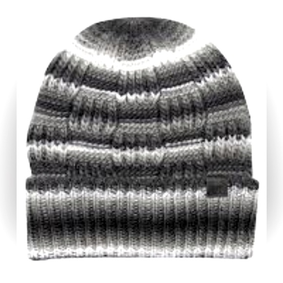 Frye Ombre Striped Space Dye Knit Cuffed Beanie, NWOT - Picture 1 of 6